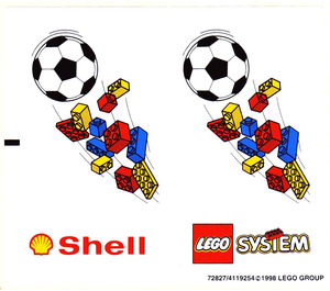 LEGO Autocollant Sheet for Set 3309 (72827)