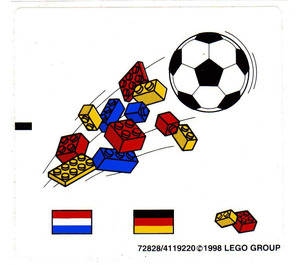 LEGO Autocollant Sheet for Set 3310 (72828)
