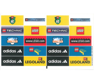 LEGO Sticker Sheet for Set 3409-1 (23212)