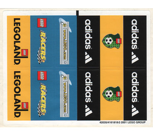 LEGO Sticker Sheet for Set 3421 (42035)