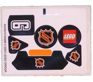 LEGO Sticker Sheet for Set 3543 (46206)