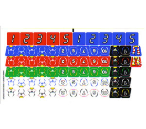 LEGO Sticker Sheet for Set 3569 (54880)