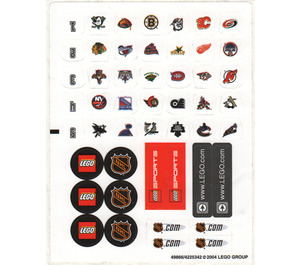 LEGO Sticker Sheet for Set 3578 (49866)