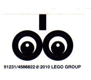 LEGO Aufkleber Sheet for Set 40005 / 40011 (91231)