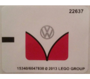 LEGO Autocollant Sheet for Set 40079 (15340)