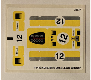 LEGO Sticker Sheet for Set 40193 (18439)