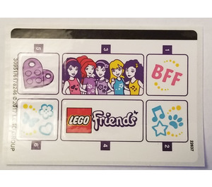LEGO Sticker Sheet for Set 40266 (30951)