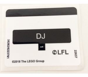 LEGO Sticker Sheet for Set 40298 (38262)