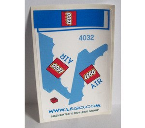 LEGO Sticker Sheet for Set 4032-1 (51625)