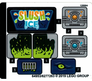 LEGO Aufkleber Sheet for Set 40336 (64953)