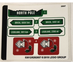 LEGO Sticker Sheet for Set 40353 (53012)
