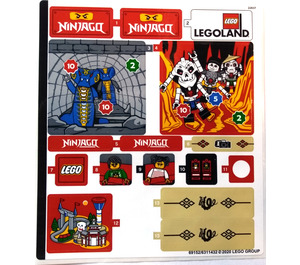 LEGO Sticker Sheet for Set 40429 (69152)