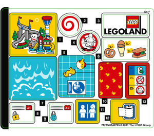 LEGO Sticker Sheet for Set 40473 (78235)
