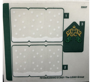 LEGO Sticker Sheet for Set 40489 (79108)