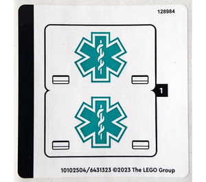 LEGO Autocollant Sheet for Set 40582 (10102504)