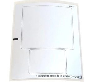 LEGO Sticker Sheet for Set 41004 (11920)