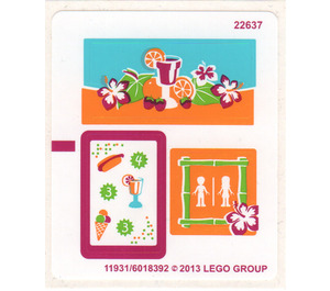 레고 Sticker Sheet for Set 41008 (11931)