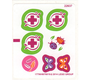 LEGO Sticker Sheet for Set 41059 (17790 / 17791)