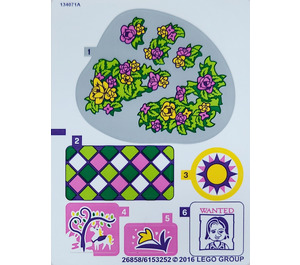 LEGO Sticker Sheet for Set 41065 (26857 / 26858)