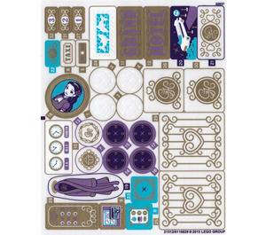 LEGO Sticker Sheet for Set 41101 (21512)