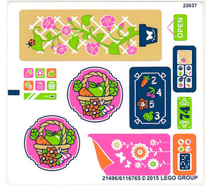 LEGO Sticker Sheet for Set 41108 (21496 / 21498)