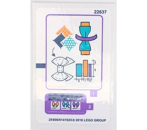 LEGO Sticker Sheet for Set 41115 (25608)