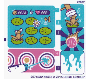 LEGO Sticker Sheet for Set 41127 (26749 / 26751)