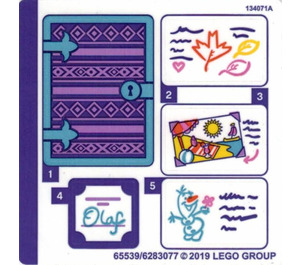 LEGO Sticker Sheet for Set 41169 (65539)
