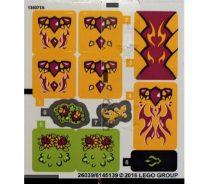 LEGO Sticker Sheet for Set 41175 (26038 / 26039)