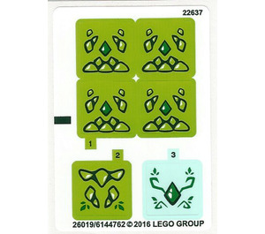 LEGO Sticker Sheet for Set 41176 (26018)