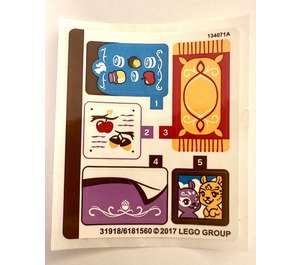 LEGO Sticker Sheet for Set 41182 (31918)