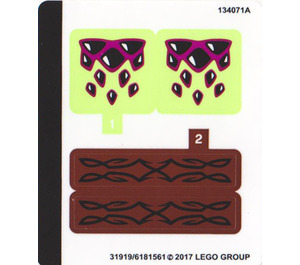 LEGO Sticker Sheet for Set 41183 (31919)