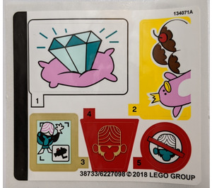 LEGO Sticker Sheet for Set 41288 (38733)