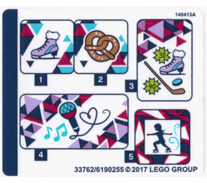 LEGO Sticker Sheet for Set 41322 (33762)