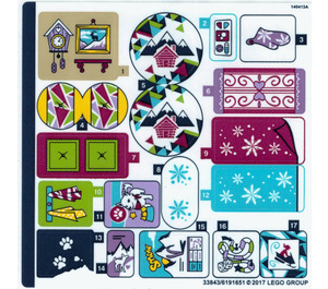 레고 Sticker Sheet for Set 41323 (33843)