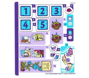 LEGO Sticker Sheet for Set 41325 (37573)