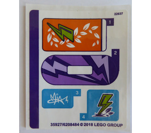 LEGO Aufkleber Sheet for Set 41327 (35927)