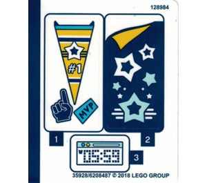 LEGO Sticker Sheet for Set 41328 (35928)