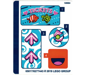 LEGO Sticker Sheet for Set 41337 (65017)