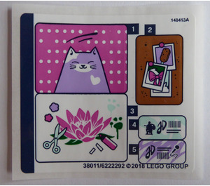 LEGO Sticker Sheet for Set 41342 (38011)