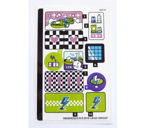 LEGO Sticker Sheet for Set 41350 (38020)