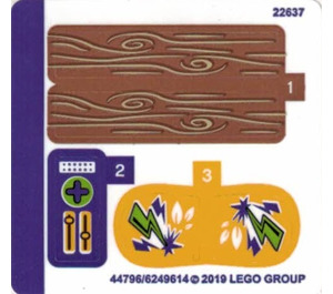 LEGO Autocollant Sheet for Set 41363 (44796)
