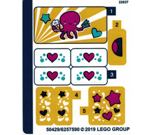 LEGO Sticker Sheet for Set 41373 (50429)