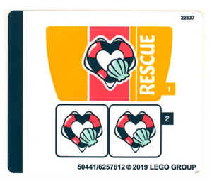 LEGO Aufkleber Sheet for Set 41376 (50441)