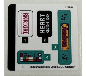 LEGO Autocollant Sheet for Set 41390 (66426)