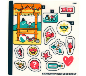 LEGO Sticker Sheet for Set 41414 (67820)