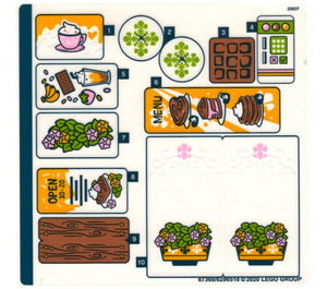 LEGO Sticker Sheet for Set 41426 (67369)