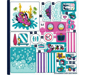 LEGO Sticker Sheet for Set 41430 (67375)