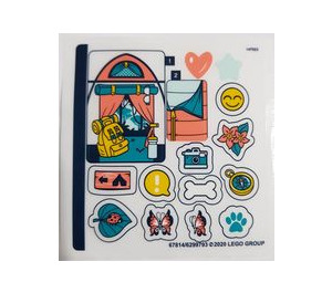 LEGO Sticker Sheet for Set 41435 (67814)