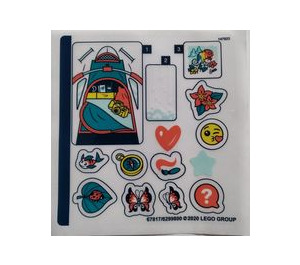 LEGO Sticker Sheet for Set 41438 (67817)